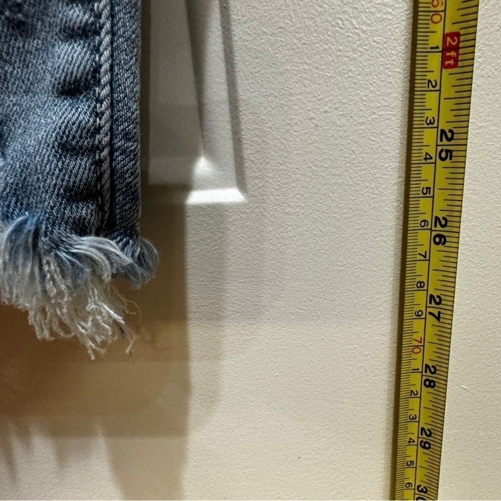 Judy Blue Boyfriend Fit Paint Splatter Distressed Jeans size 3 waist 26 EUC - Picture 6 of 7